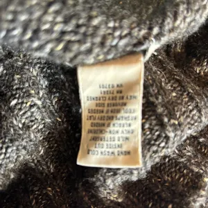 LL Bean‎ Womens Sweater Button Down Wool Blend Grampacore Brown Black Speckled L thumbnail 5