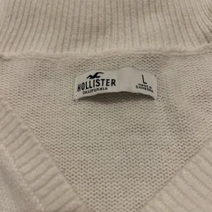 Hollister off white maroon collared Retro Sweater Women size Large thumbnail 6