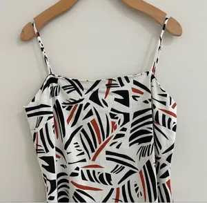 NWT Francesca’s Linen Blend Print Mini Dress - L thumbnail 3