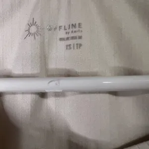 Aerie Cream Crop Top thumbnail 2