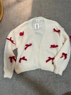 Bow sweater White Size M thumbnail 4