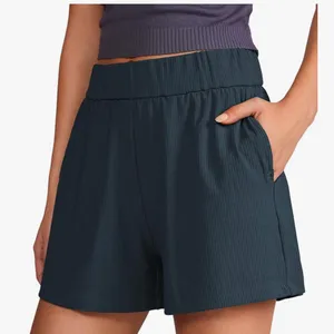 CRZ YOGA Comfy Ribbed Sweat Shorts thumbnail 1