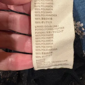 Anthropologie Let Me Be Embellished Tank top sequence M black gold new NWT thumbnail 8