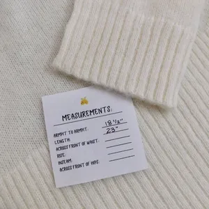 NWT!! J. CREW High Rib Pullover Sweater Wool Alpaca Solid‎ Ivory Minimalist XXS thumbnail 15