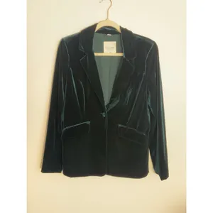 Gentle Fawn Caroline‎ velvet green blazer size medium thumbnail 2