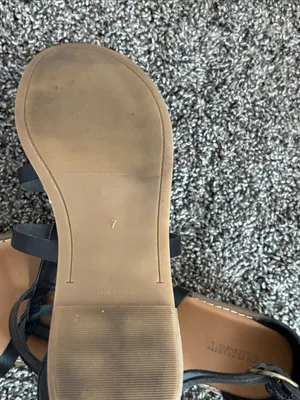 Old Navy Black Strappy Gladiator Sandals thumbnail 5