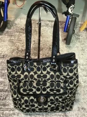 Coach Monogrammed Signature Tote Bag thumbnail 1