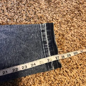 ANA High Rise Straight Jeans Women's Size 4 Distressed Wash Frayed Hem‎ thumbnail 6