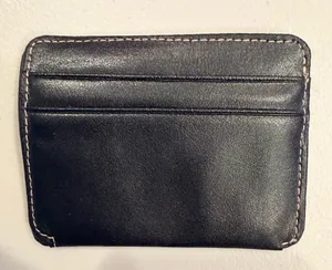 VINTAGE: John Weitz Collection | leather card wallet with ID window thumbnail 7