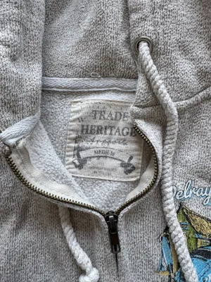 Zip Up Hoodie Gray Size M thumbnail 2