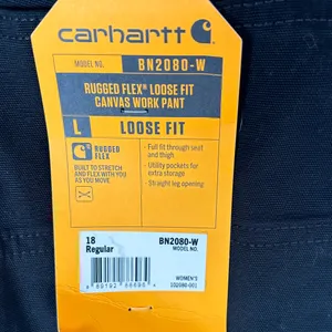 Carhartt Loose Fit Canvas rugged flex Black Pants thumbnail 5
