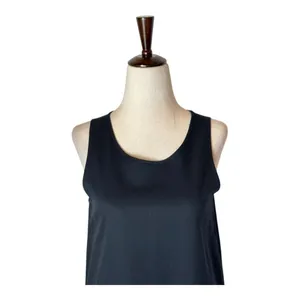 Maeve‎ Dress Women XS Black Linen Blend Asymmetric Hem Sleeveless Ismene Midi thumbnail 5