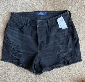 Hollister Black Jean Shorts thumbnail 1