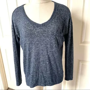 Pure and Good blue marbled long sleeved top thumbnail 9