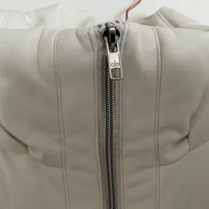 Alo Yoga Faux Leather Boss Puffer Ivory S thumbnail 7