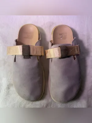 Sorel Women's Taupe Suede Slip-On Clog Mule thumbnail 6