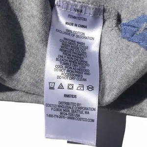 Nautica Chambray Boat Neck Gray Cuff Sleeve Top‎ thumbnail 7