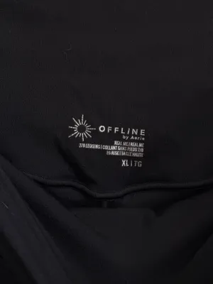 OFFLINE by Aerie Leggings Size XL Black 7/8 thumbnail 3