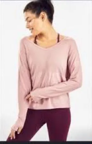 Fabletics Maria Powertouch Light Long-Sleeve Top Size Large thumbnail 1
