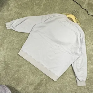 Lululemon Perfectly Oversized Crew Neck Sweatshirt Cotton Terry Lavender Dew 6 thumbnail 7