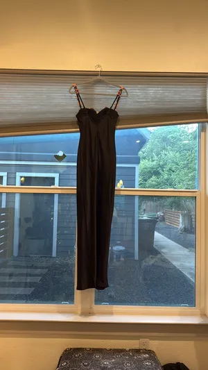 Magnetic Forces Maxi Dress Black thumbnail 7