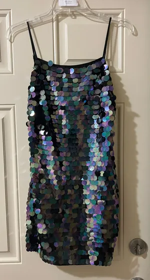 NBD Revolve  circle Sequin Mini Dress thumbnail 1