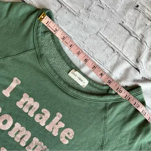 I Make Mommy Moves Sweatshirt Top Luca + Grae Medium Comfy Loungewear Small flaw thumbnail 5