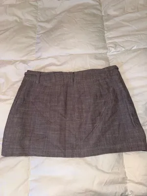 White Fox Boutique gray mini skirt thumbnail 2