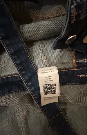 AUTHENTIC True Religion iconic horseshoe BF Slim Dark Wash Fashionable overalls thumbnail 21