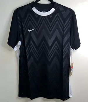 Nike Dri-FIT Challenge V Women’s large black Short‎ Sleeve Soccer Jersey NWT thumbnail 1