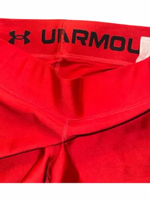 Under Armour Women’s Red Athletic Compression Shorts thumbnail 3