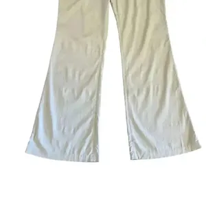 Ellemenno Mid Rise Ivory Wide Leg Y2K Trousers Casual Women’s Pants SZ 9 #1278 thumbnail 3