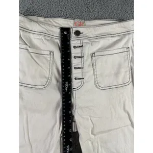 Gianni Bini Pants Women‎ 7/28 High Rise Wide Leg Boho Festival Coastal thumbnail 4