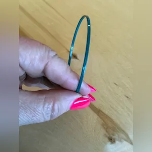 Blue Circular Bangle Bracelet Size 6 thumbnail 3