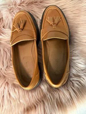 Madewell The Bradley Tassel Lugsole Loafer Brown Size 9 thumbnail 5