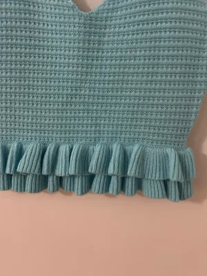 Pink Lily Sweater Tank V-Neck thumbnail 3