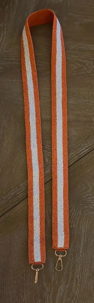 New Beaded University of Tennessee Vols purse bag strap thumbnail 1
