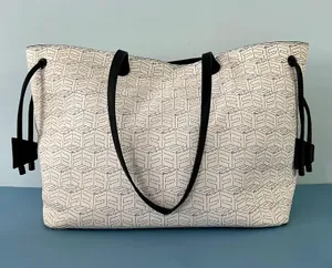 Foley + Corinna Signature Logo White Tote Purse & Leashed Wallet Pouch thumbnail 2