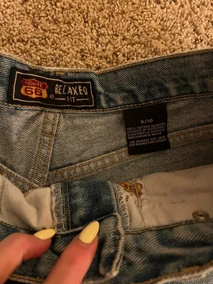 Route 66 Women’s Washed Blue Denim Shorts thumbnail 5