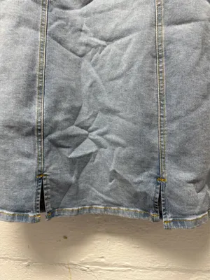 Aeropostale Denim Square-Neck Slim Dress thumbnail 3