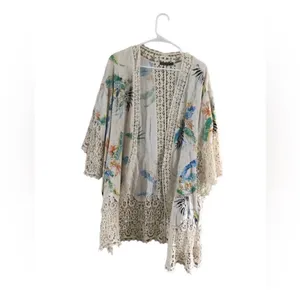 Spiaggia Dolce Floral Sheer Swim Coverup thumbnail 8