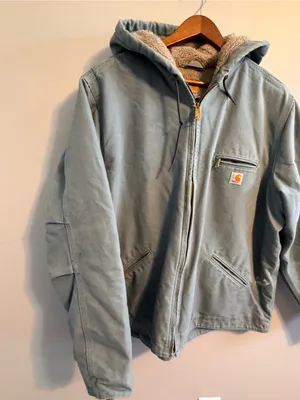 Carhartt WJ141 Sandstone Sierra Sherpa Lined Jacket Seaglass XXL 20 thumbnail 7