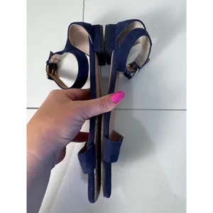 J Crew Hadley Suede Ankle Strap Leather Sandals Size 8.5‎ Minimalist Classic thumbnail 6