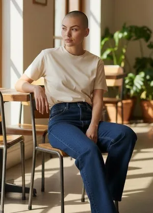 Classic Blue‎ Women's Jeans thumbnail 1