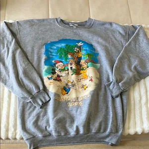 Disney Vintage Crewneck- Sunny Holidays 2004 thumbnail 1