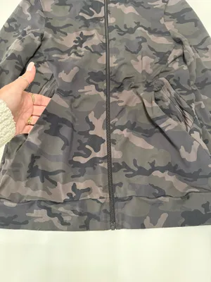 Fornia Camo Running Jacket Gray Size L thumbnail 3
