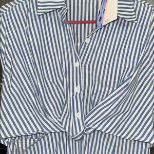 Cider Blue and White Striped Dress 💙 NWT thumbnail 4