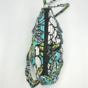 Vera Bradley Blue Floral Quilted Crossbody Bag‎ Small Adjustable Strap Boho thumbnail 5