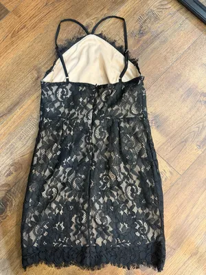 Lulus Remarkable Black Lace Halter Bodycon Dress Size XS thumbnail 3