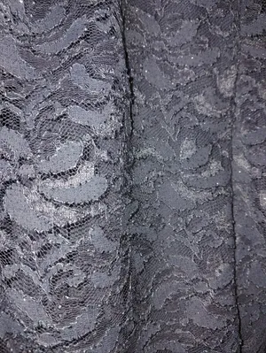 NWT Marina Silver/Grey Lace Chiffon Long Gown Size 6 | Elegant Wedding Guest thumbnail 15